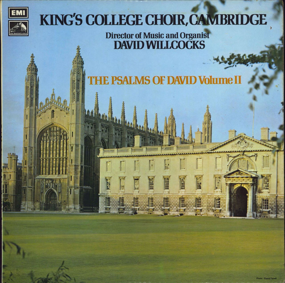 The Choir Of King's College, Cambridge The Psalms Of David Volume II UK vinyl LP album (LP record) CSD3717