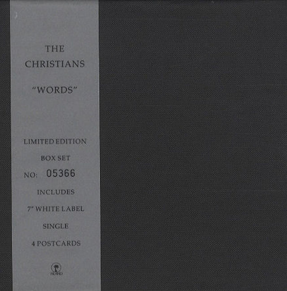 The Christians Words UK 7" single box set ISB450