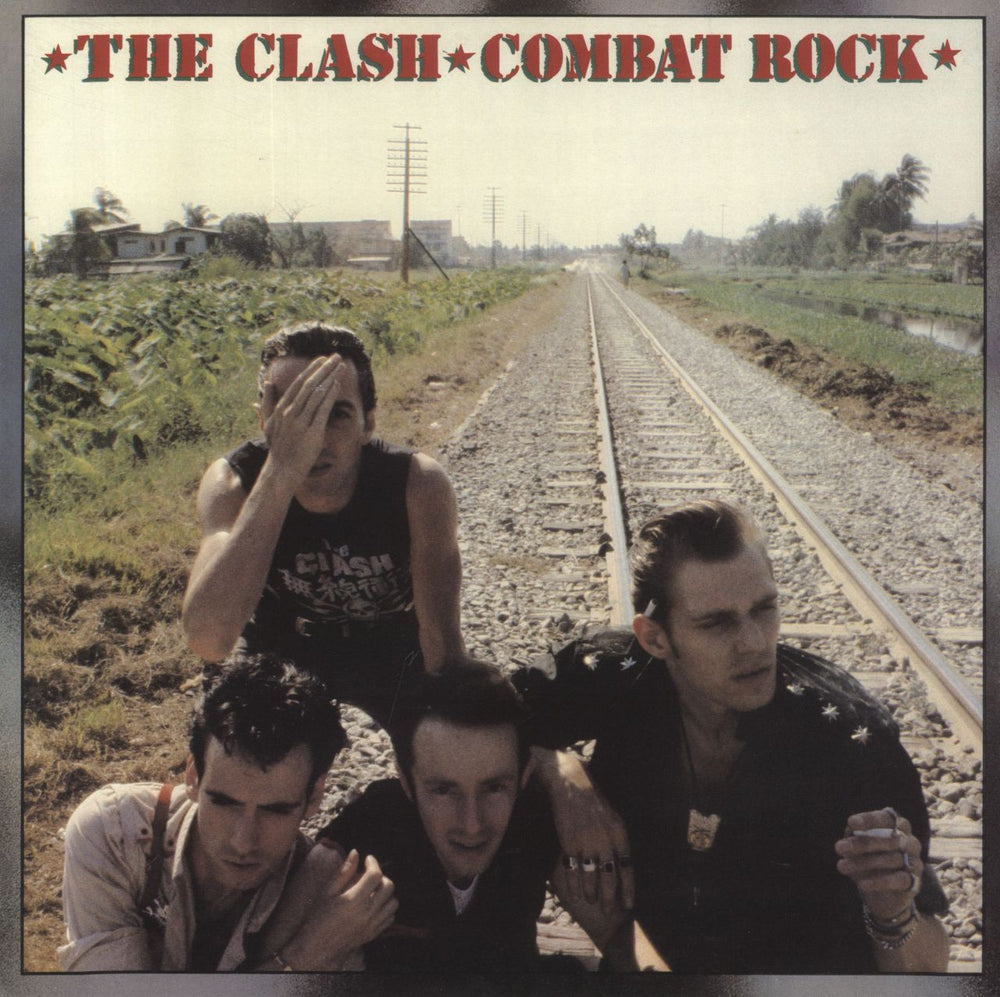 The Clash Combat Rock - 180gm Green Vinyl UK vinyl LP album (LP record) 88985391771