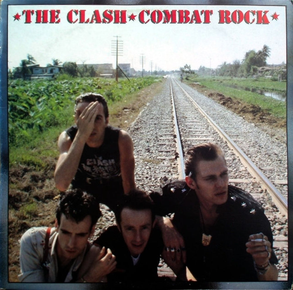 The Clash Combat Rock UK vinyl LP album (LP record) FMLN2