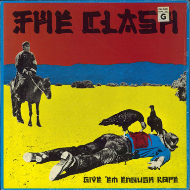 The Clash Give 'Em Enough Rope - shrink US vinyl LP album (LP record) JE35543