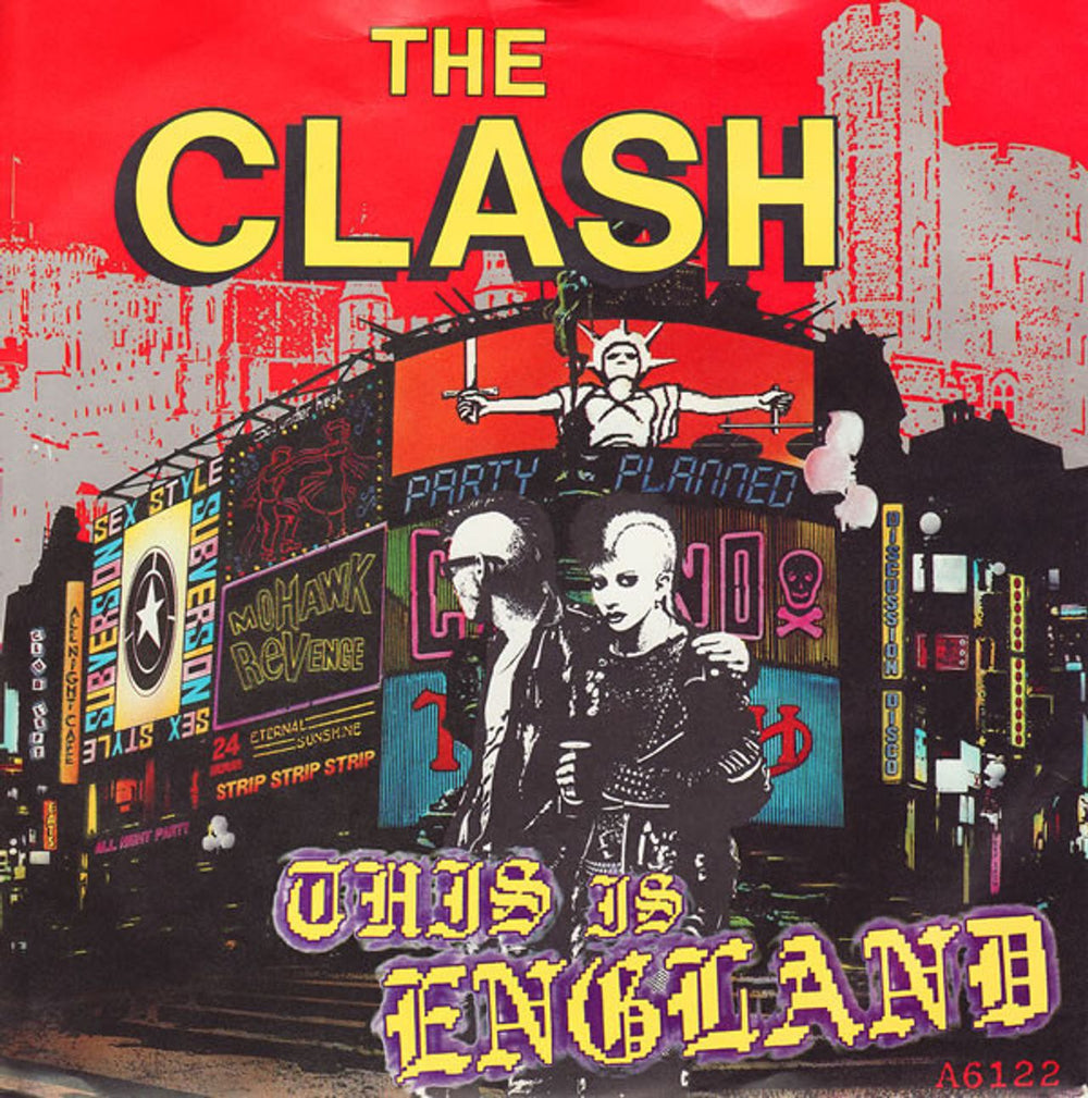 The Clash This Is England UK 7" vinyl single (7 inch record / 45) A6122