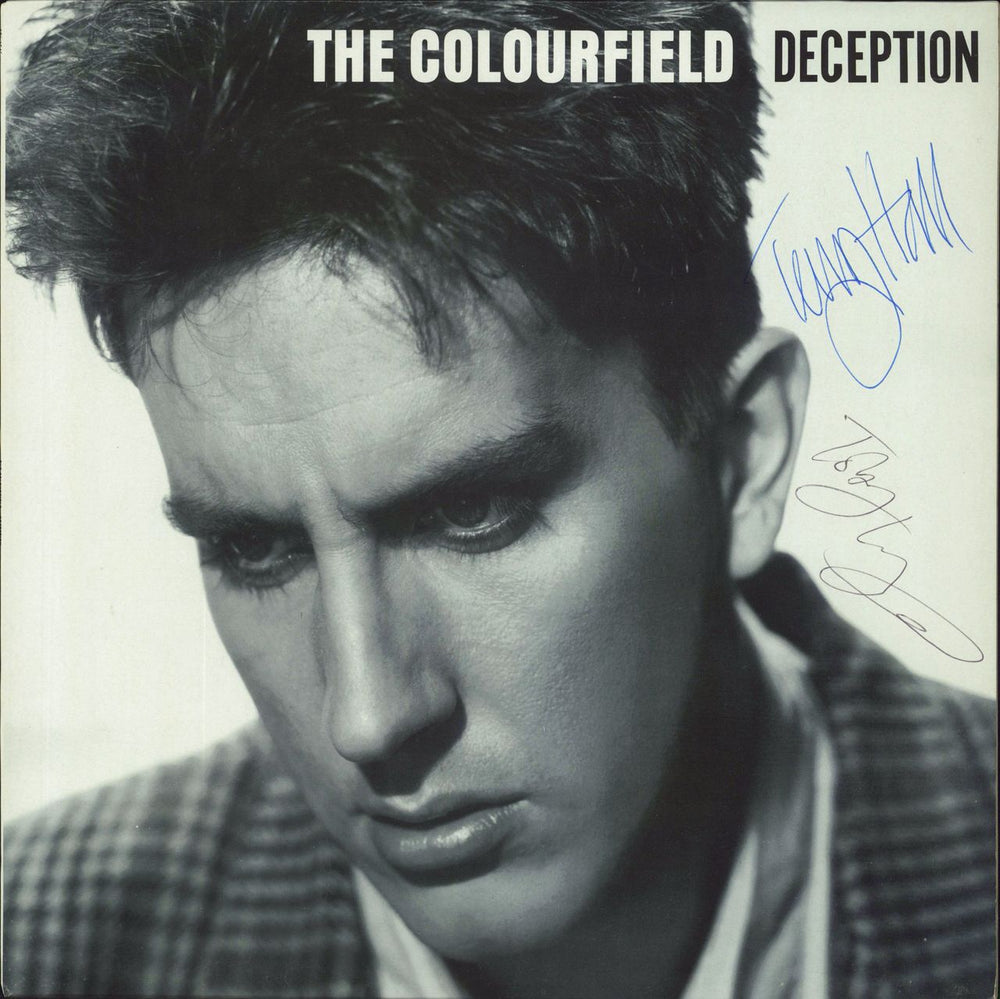 The Colourfield Deception - Autographed UK vinyl LP album (LP record) CDL1546