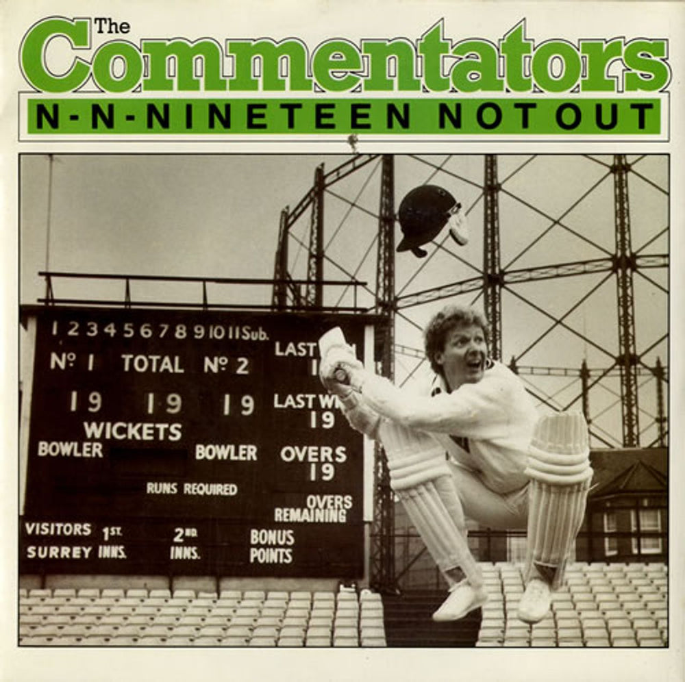 The Commentators N-N-Nineteen Not Out UK 7" vinyl single (7 inch record / 45) OVAL100