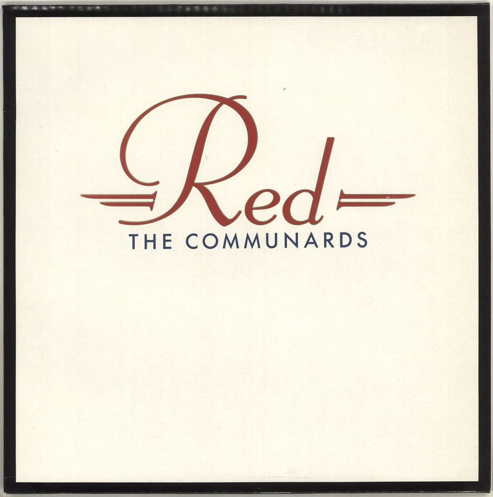 The Communards Red UK vinyl LP album (LP record) LONLP39