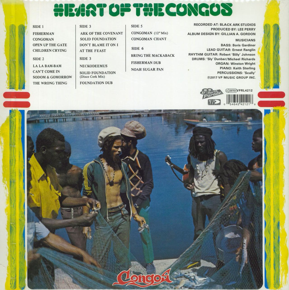 The Congos Heart Of The Congos US 3-LP vinyl record set (Triple LP Album) 054645421218