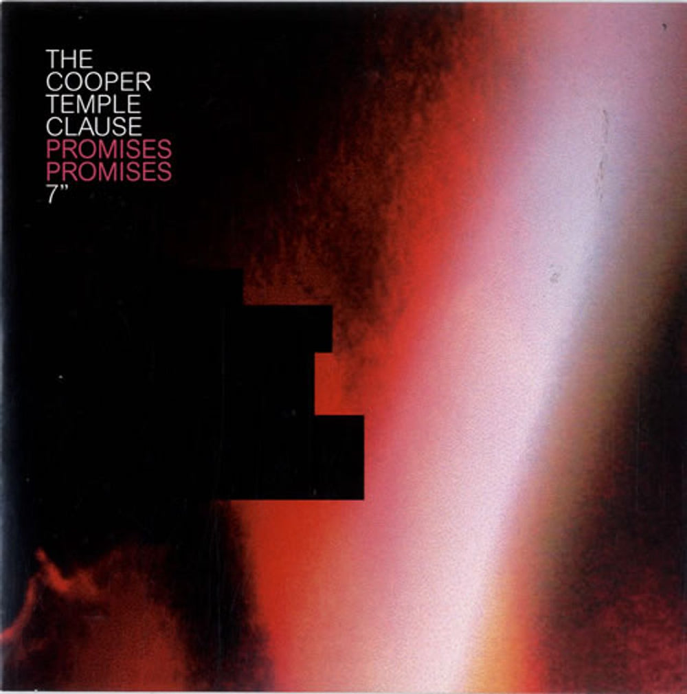 The Cooper Temple Clause Promises Promises UK 7" vinyl single (7 inch record / 45) MORNING32