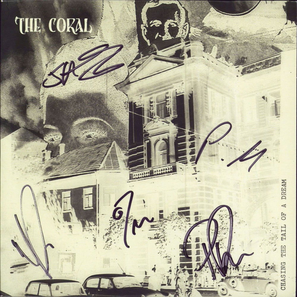 The Coral Chasing The Tail Of A Dream - Autographed + Numbered Sleeve UK 7" vinyl single (7 inch record / 45) IGN72