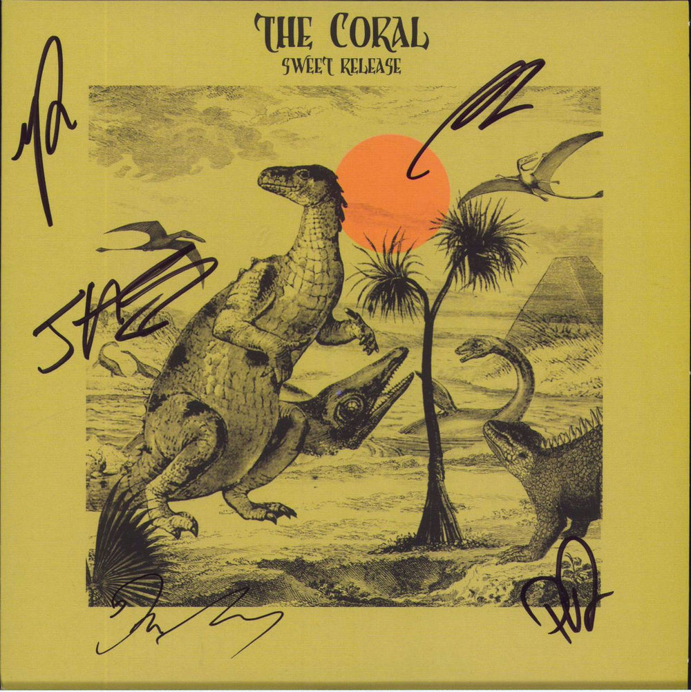 The Coral Sweet Release - Autographed UK 7" vinyl single (7 inch record / 45) IGN150