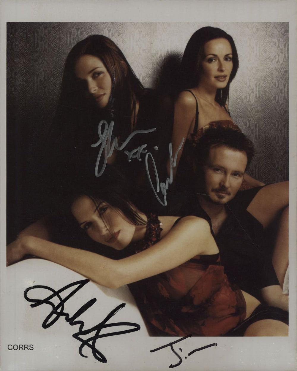 The Corrs In Blue- Seated UK Promo photograph PROMO PHOTO