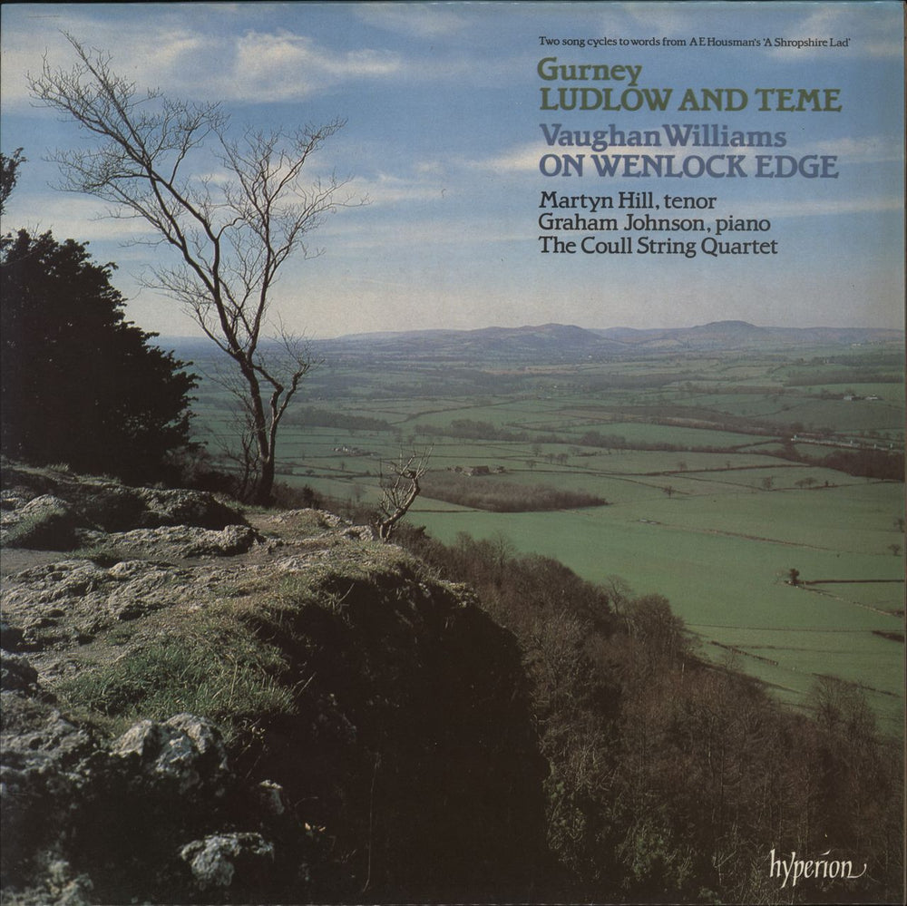 The Coull String Quartet Gurney: Ludlow and Teme / Vaughan Williams: On Wenlock Edge UK vinyl LP album (LP record) A66013