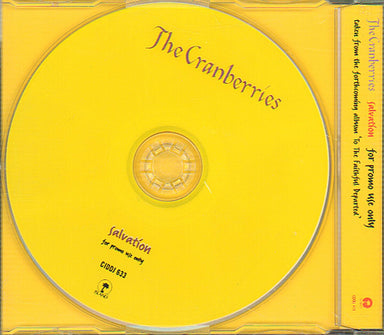 The Cranberries Salvation UK Promo CD single (CD5 / 5") CRBC5SA65855