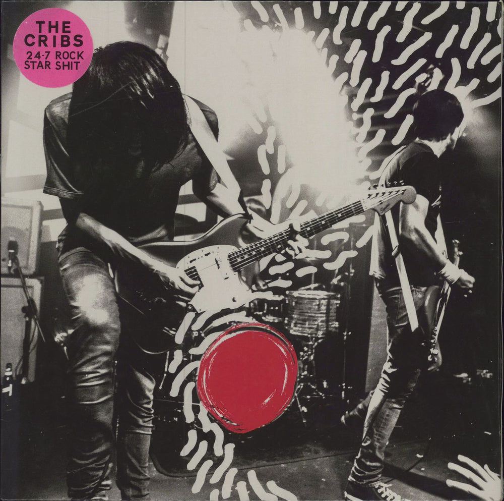 The Cribs 24-7 Rock Star Shit - Open shrink UK vinyl LP album (LP record) 506046341321