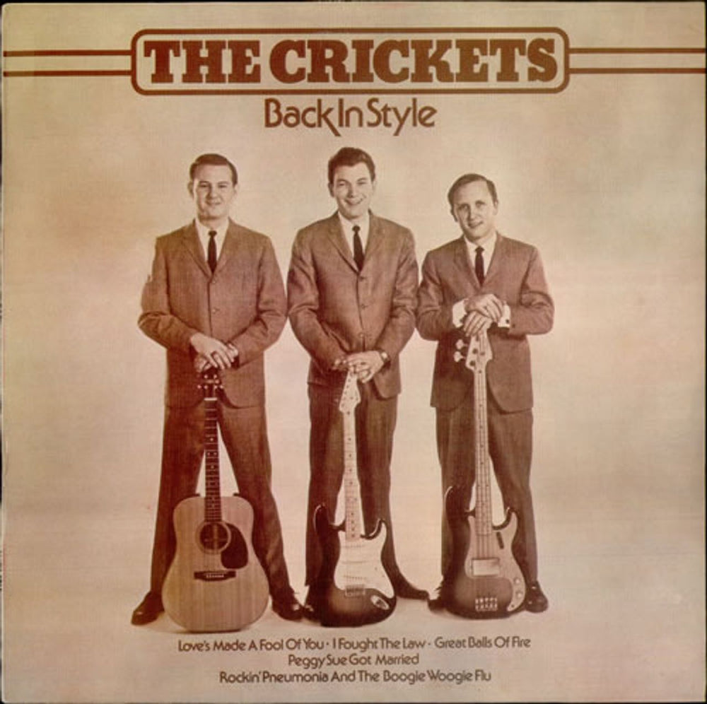 The Crickets Back In Style UK vinyl LP album (LP record) MCFM2710