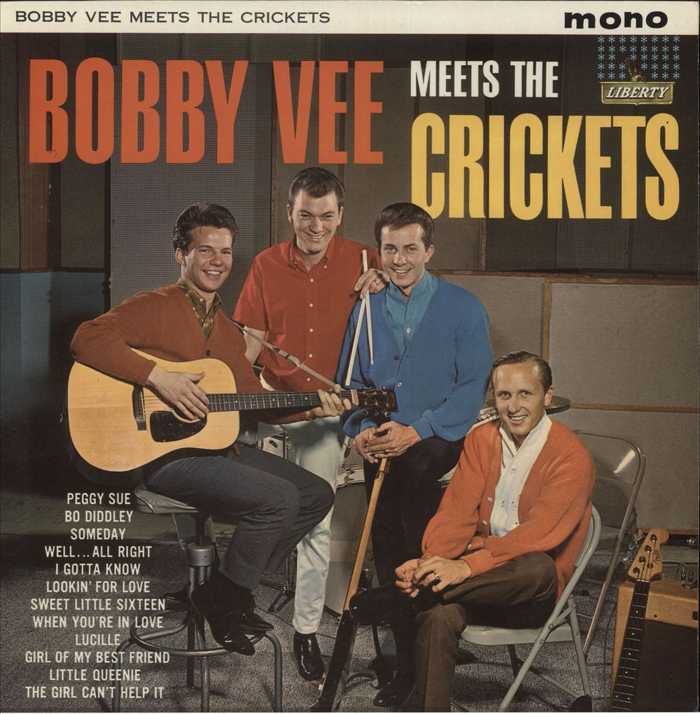 The Crickets Bobby Vee Meets The Crickets UK vinyl LP album (LP record) LBY1086