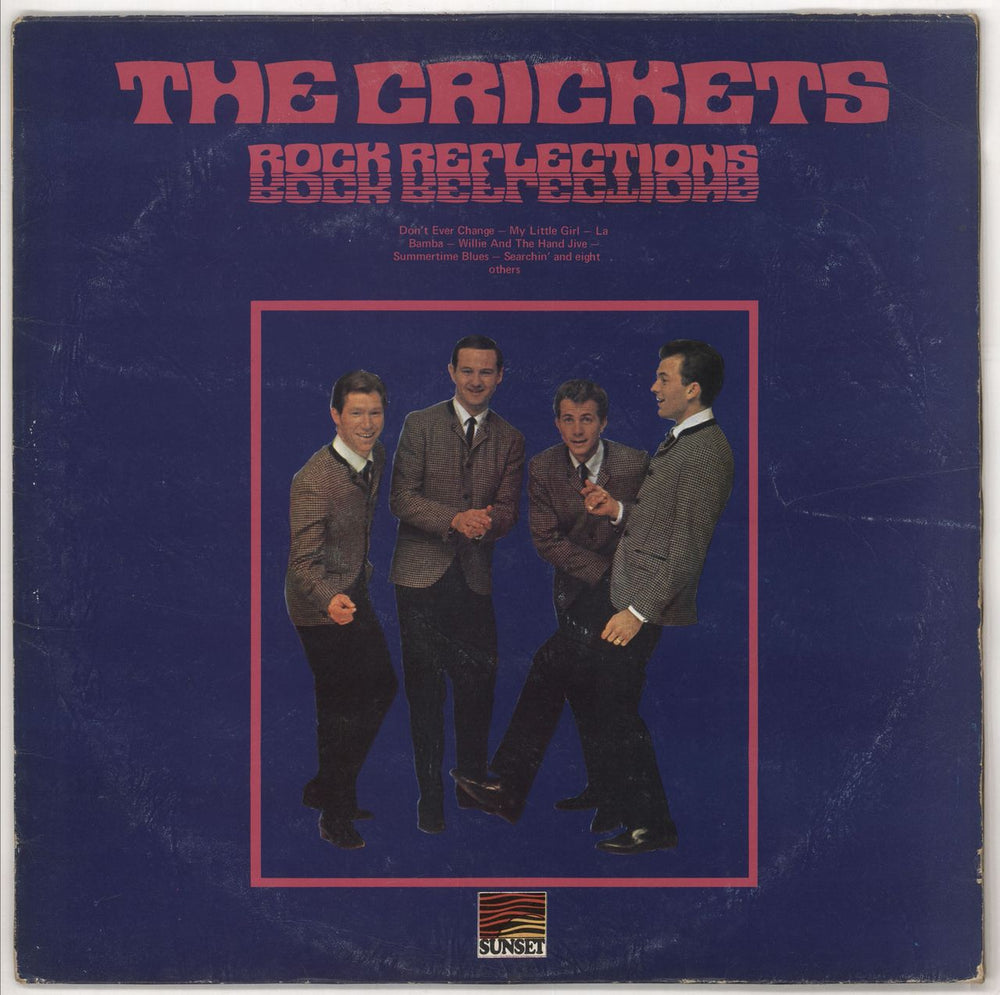 The Crickets Rock Reflections UK vinyl LP album (LP record) SLS50207