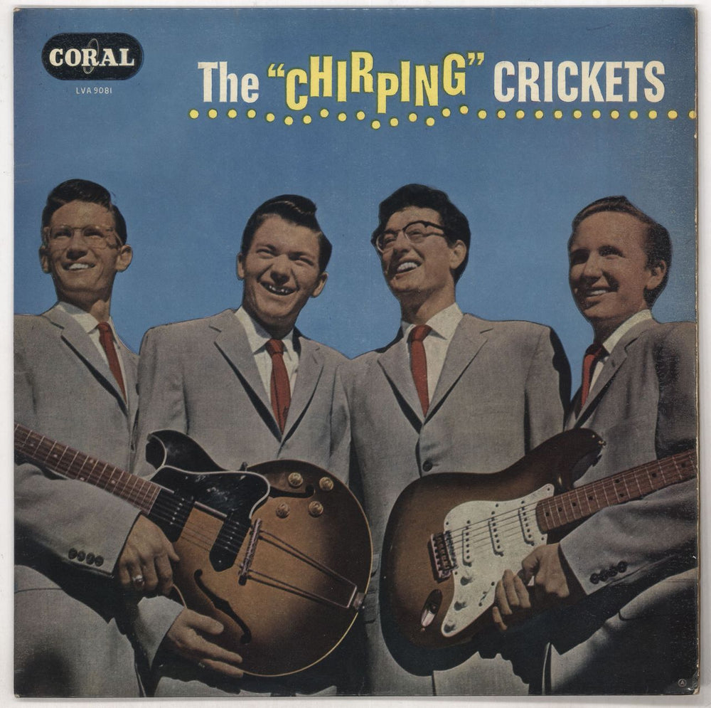 The Crickets The "Chirping" Crickets - 4th UK vinyl LP album (LP record) LVA9081