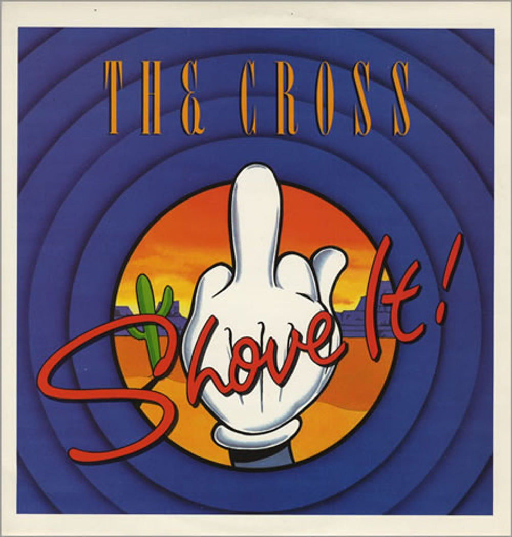 The Cross Shove It UK 12" vinyl single (12 inch record / Maxi-single) VST1026