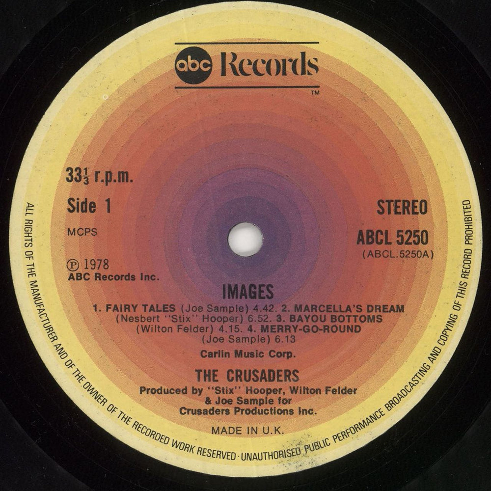 The Crusaders Images - 1st UK vinyl LP album (LP record) CDULPIM306417