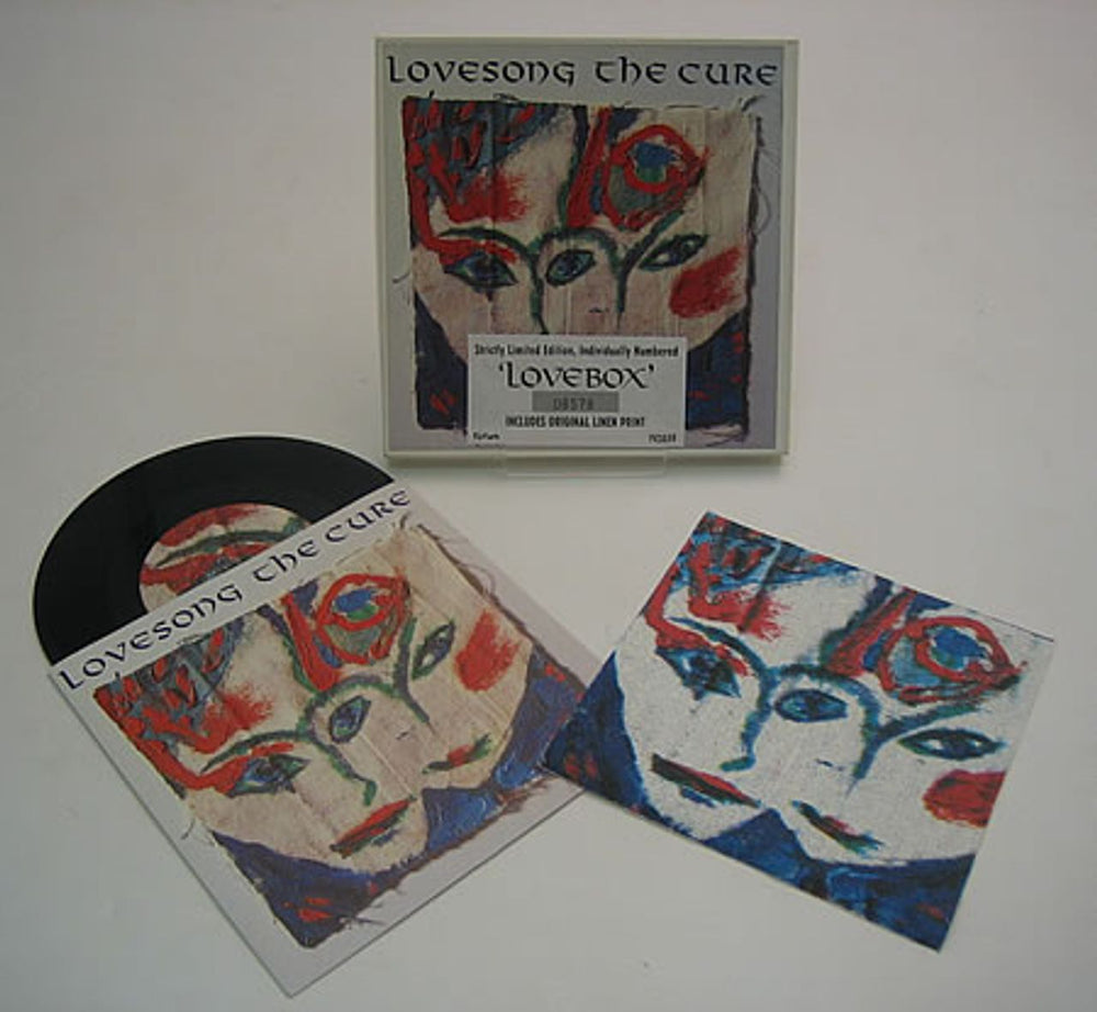 The Cure Lovesong - EX UK 7" single box set FICSG30