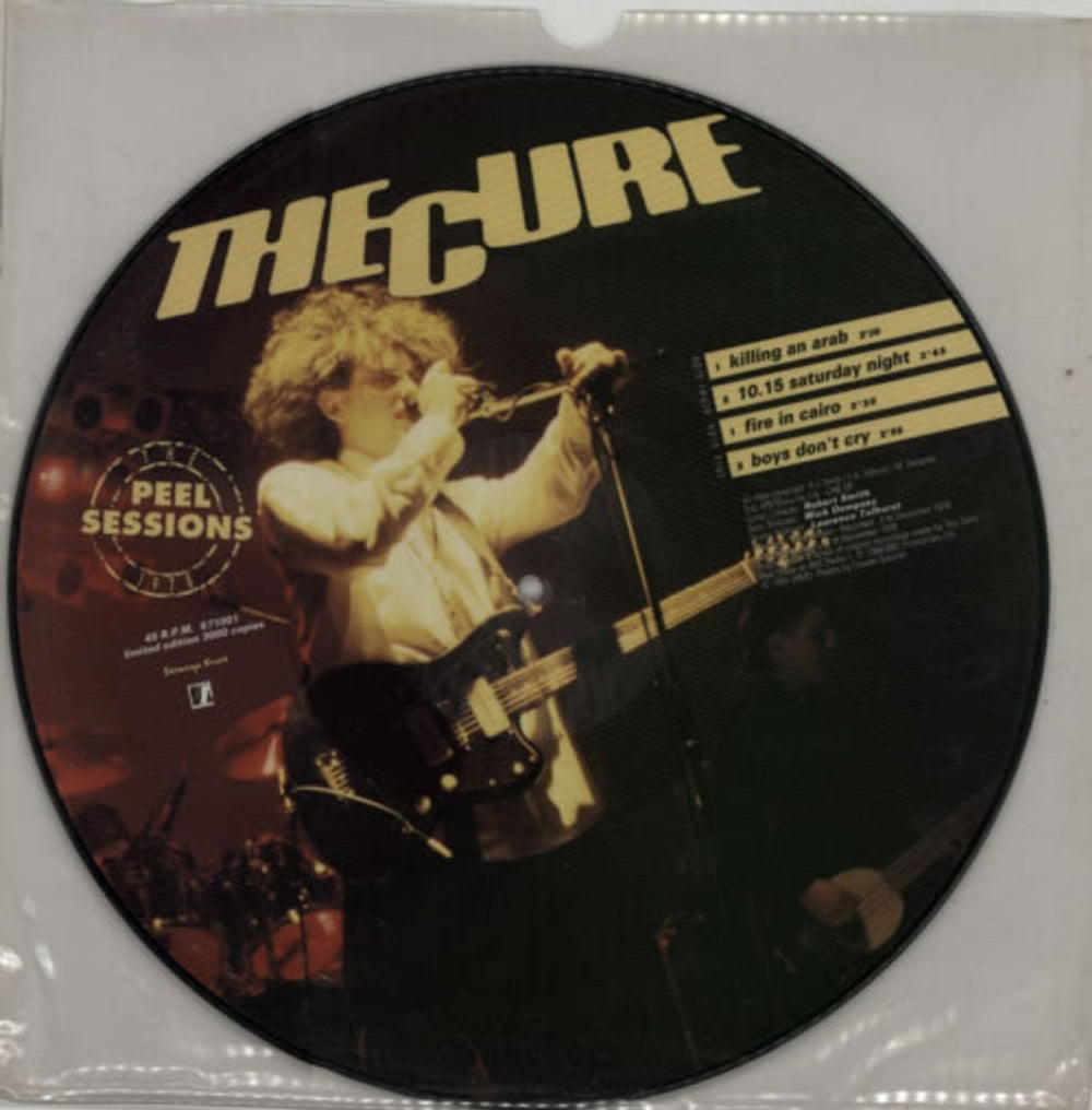 The Cure Peel Sessions UK 12" vinyl picture disc (12 inch picture record) CUR2PPE280060