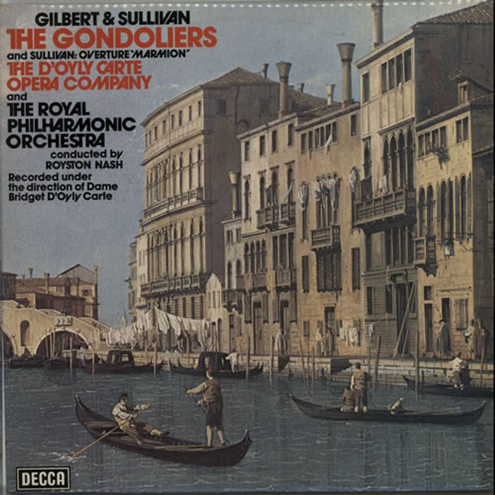 The D'Oyly Carte Opera Company The Gondoliers UK 2-LP vinyl record set (Double LP Album) SKL5277/8