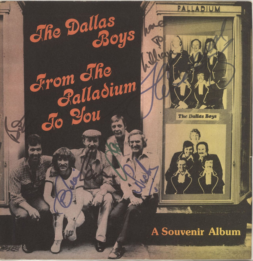 The Dallas Boys From The Palladium To You - Autographed UK vinyl LP album (LP record) SLM010