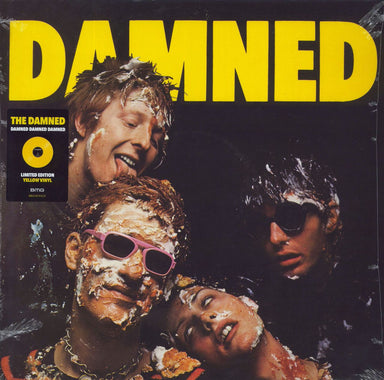 The Damned Damned Damned Damned: Remastered - Yellow Vinyl - Sealed UK vinyl LP album (LP record) BMGCAT705CLP