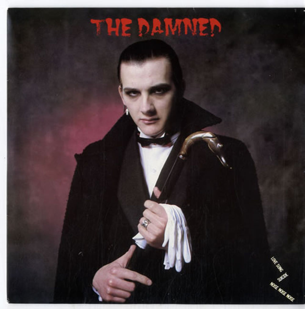 The Damned Love Song - Red Vinyl + Dave Vanian Sleeve UK 7" vinyl single (7 inch record / 45) CHIS112