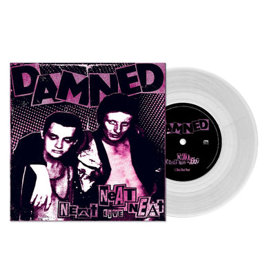 The Damned Neat Neat Neat - Opaque White Vinyl - Sealed US 7" vinyl single (7 inch record / 45) CLO4929