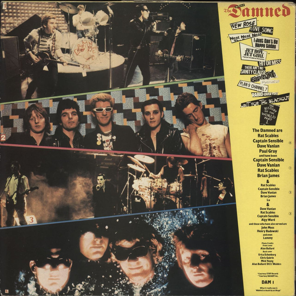 The Damned The Best Of The Damned - Red Vinyl - EX UK vinyl LP album (LP record)