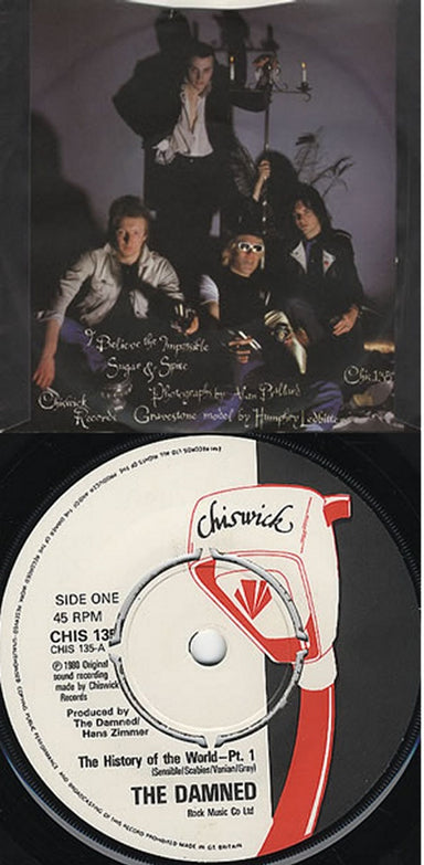 The Damned The History Of The World Part 1 UK 7" vinyl single (7 inch record / 45) DAM07TH08827