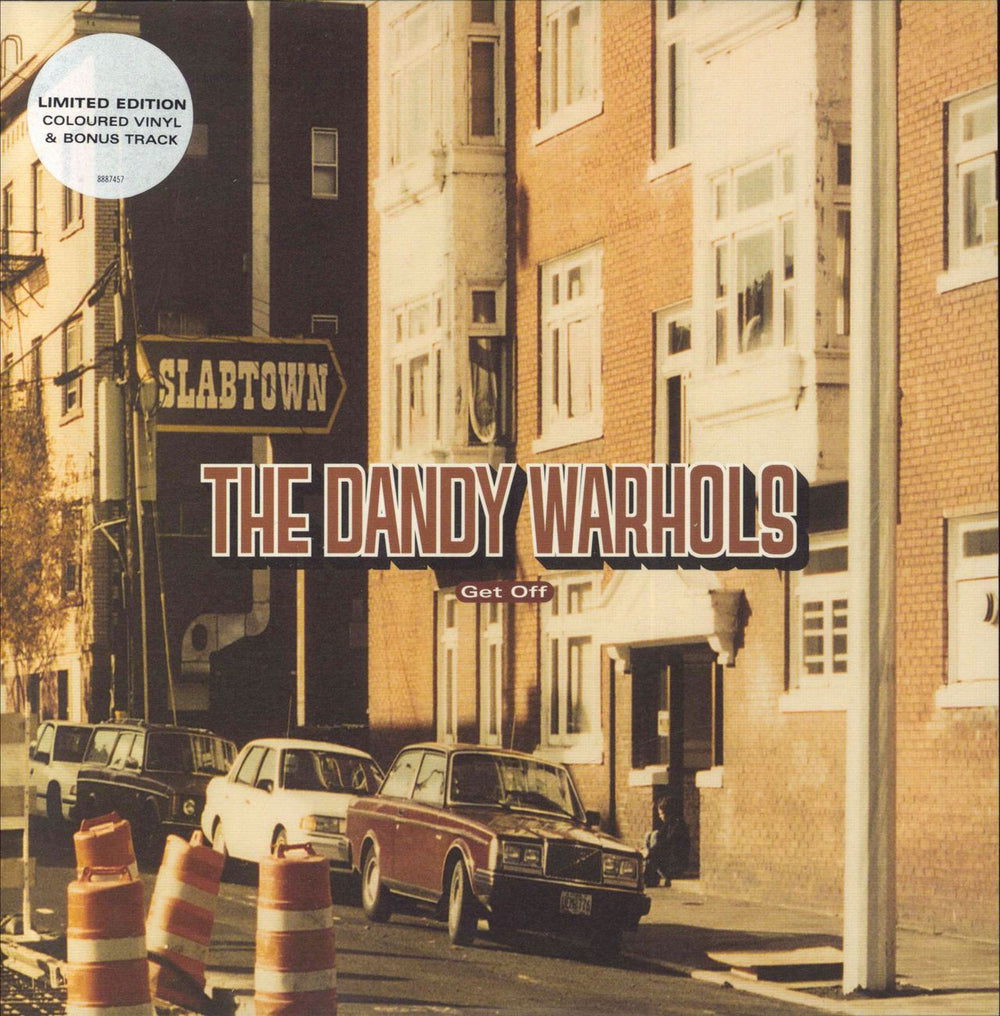 The Dandy Warhols Get Off - Brown Vinyl UK 7" vinyl single (7 inch record / 45) CL821