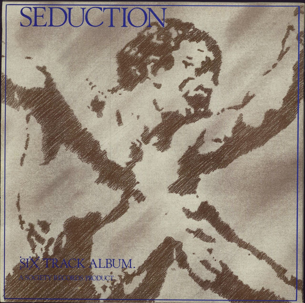 The Danse Society Seduction + Inner & Poster - EX UK vinyl LP album (LP record)