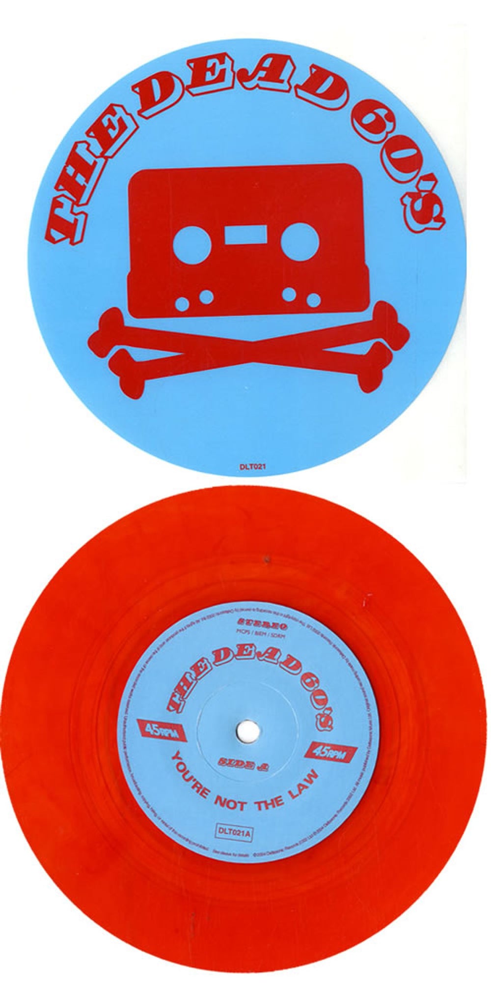 The Dead 60's You're Not The Law - Red Vinyl + Sticker UK 7" vinyl single (7 inch record / 45) T6D07YO284197