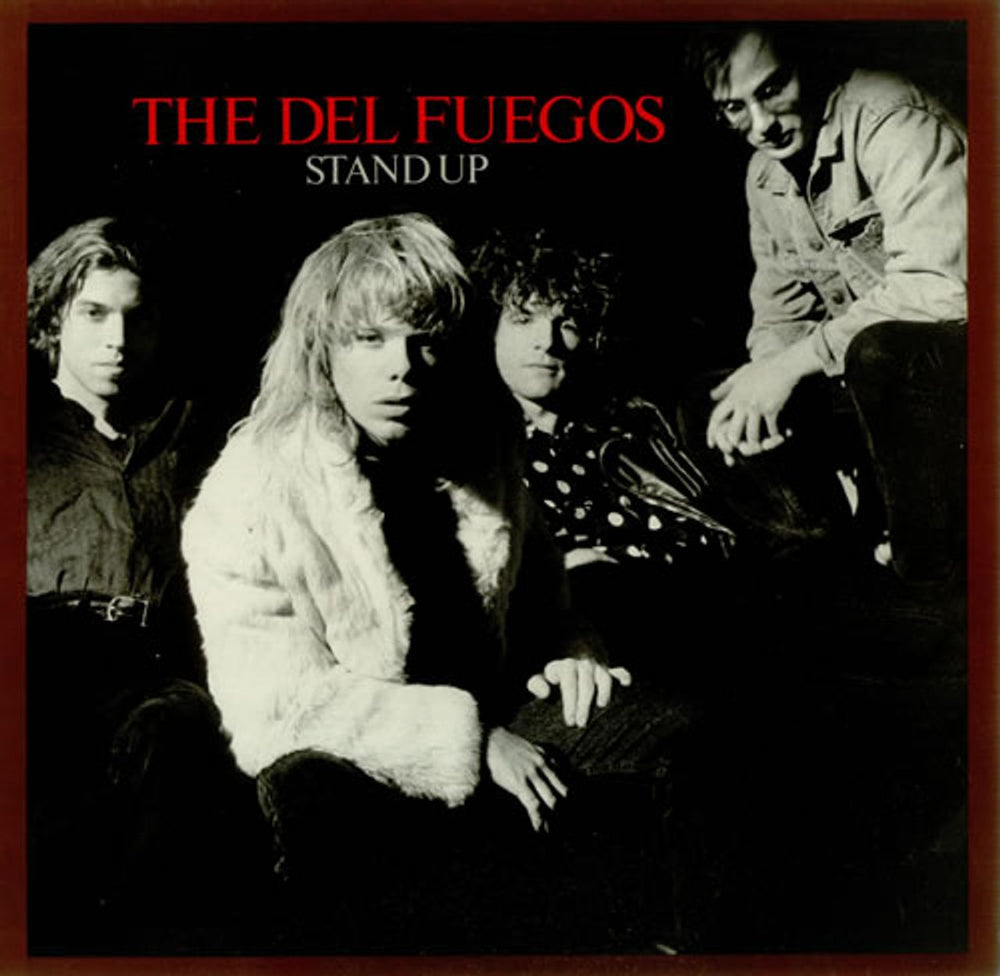 The Del Fuegos Stand Up UK vinyl LP album (LP record) SLAP20