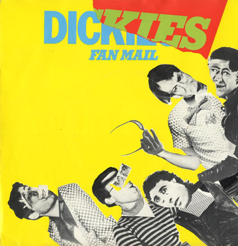 The Dickies Fan Mail - Red Vinyl - Poster Sleeve UK 7" vinyl single (7 inch record / 45) AMS7504