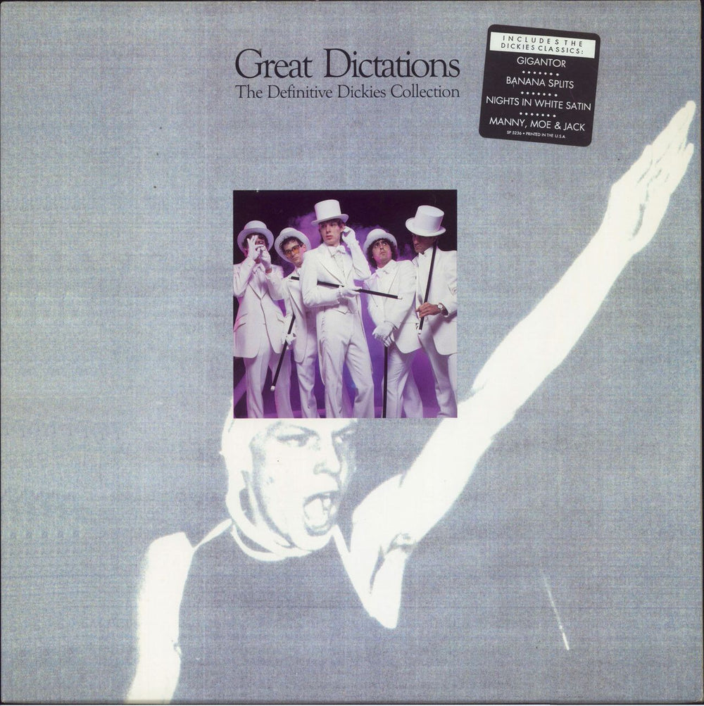 The Dickies Great Dictations + Hype Sticker - Promo US vinyl LP album (LP record) SP5236