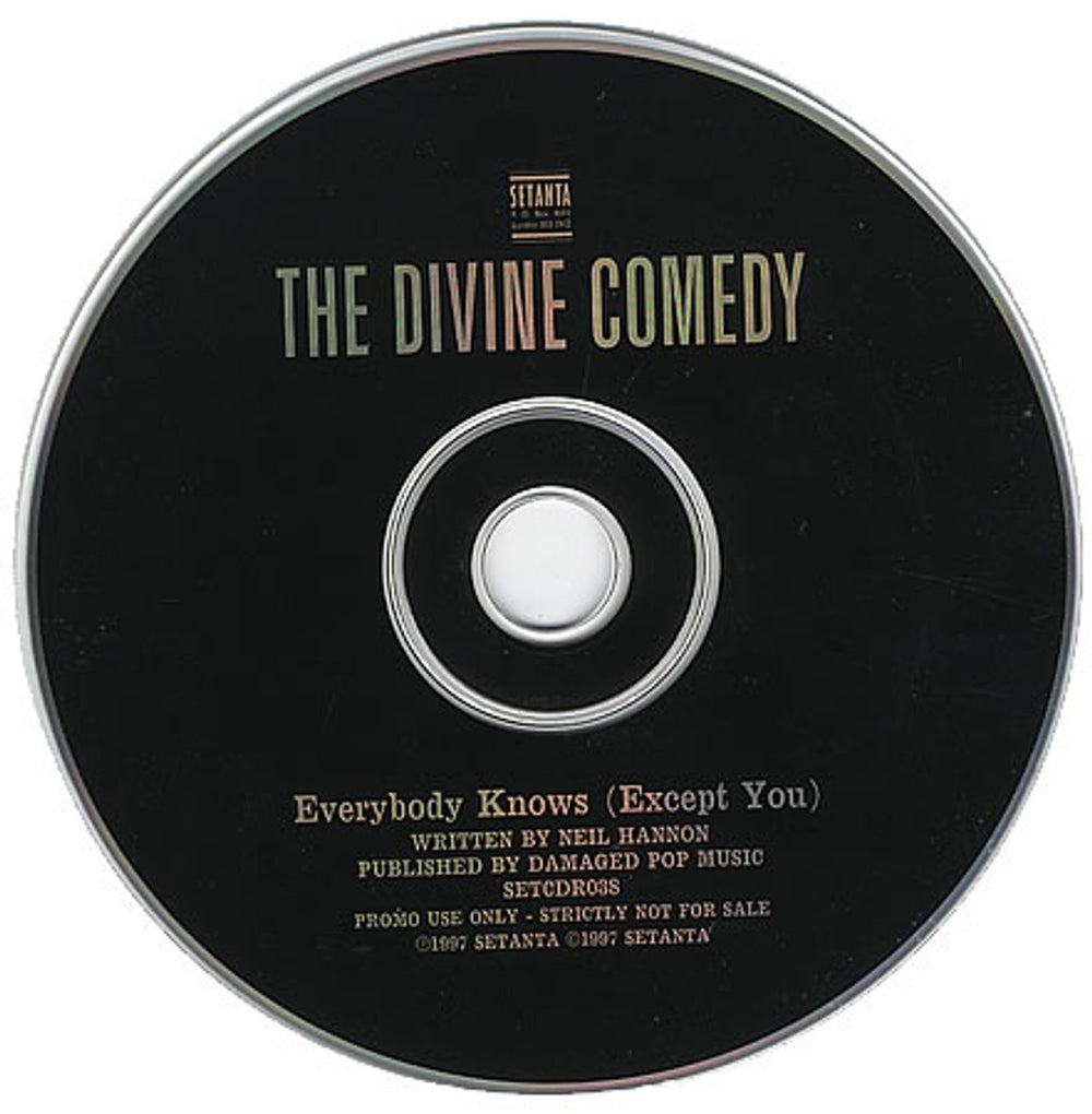 The Divine Comedy Everybody Knows UK Promo CD single (CD5 / 5") SETCDR038