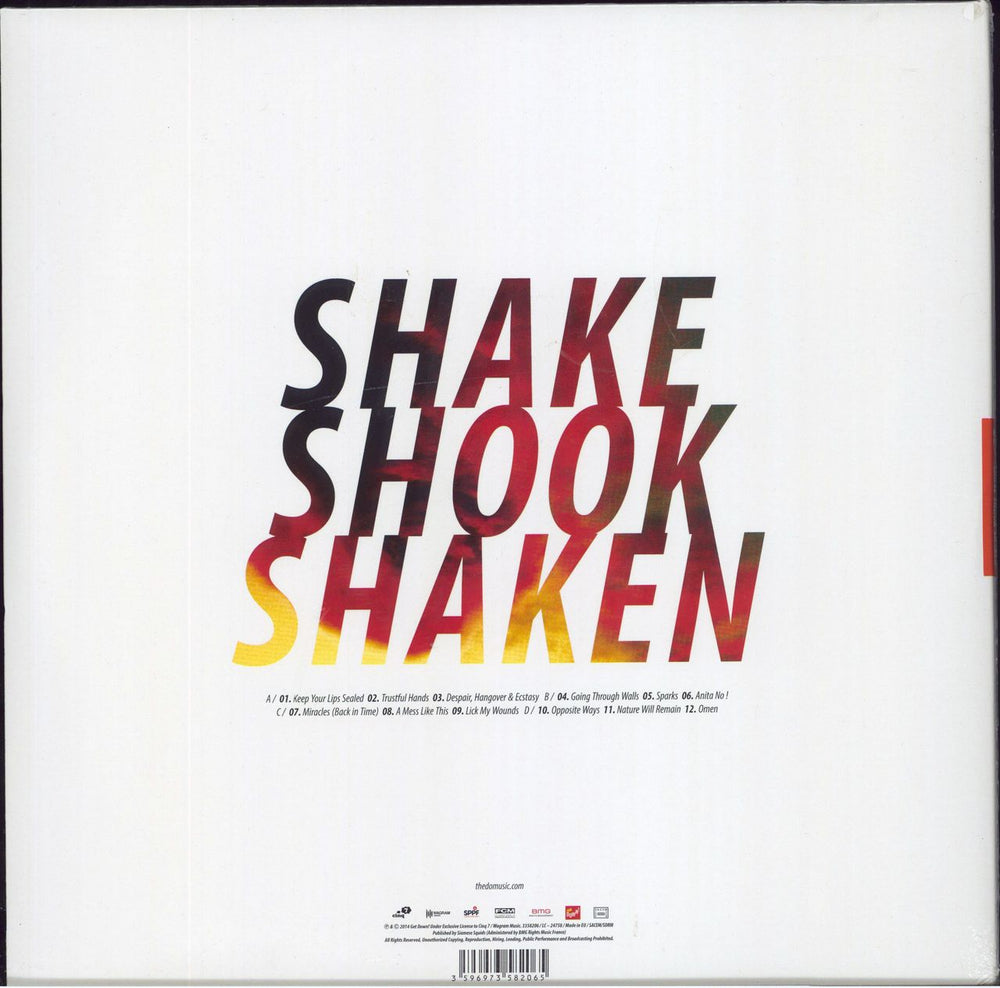 The Dø Shake Shook Shaken French 2-LP vinyl record set (Double LP Album) 3596973582065