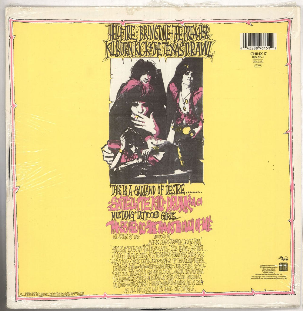 The Dogs D'Amour Satellite Kid - Sealed UK 12" vinyl single (12 inch record / Maxi-single) 042288961512