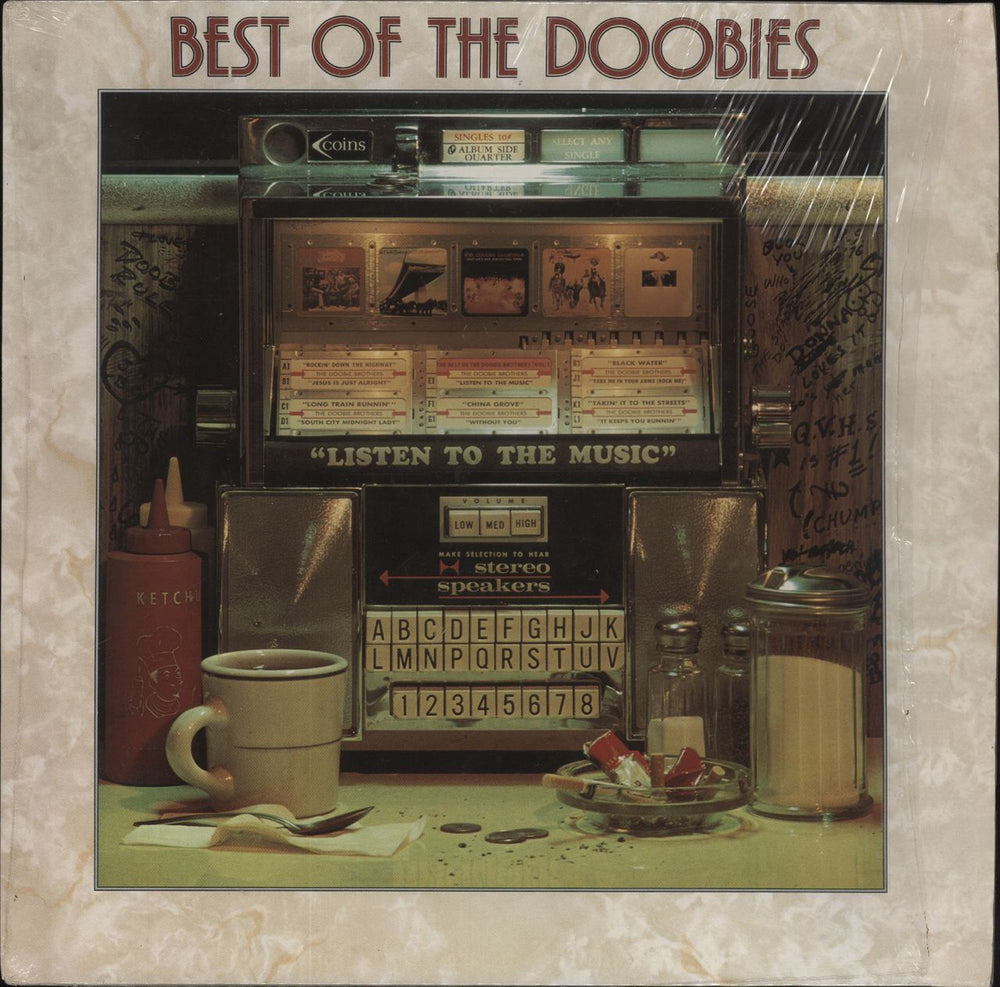 The Doobie Brothers Best Of The Doobies - Cream Label German vinyl LP album (LP record) WB56308