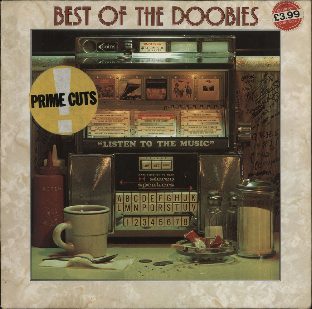 The Doobie Brothers Best Of The Doobies - Logo White Label German vinyl LP album (LP record) WB56308