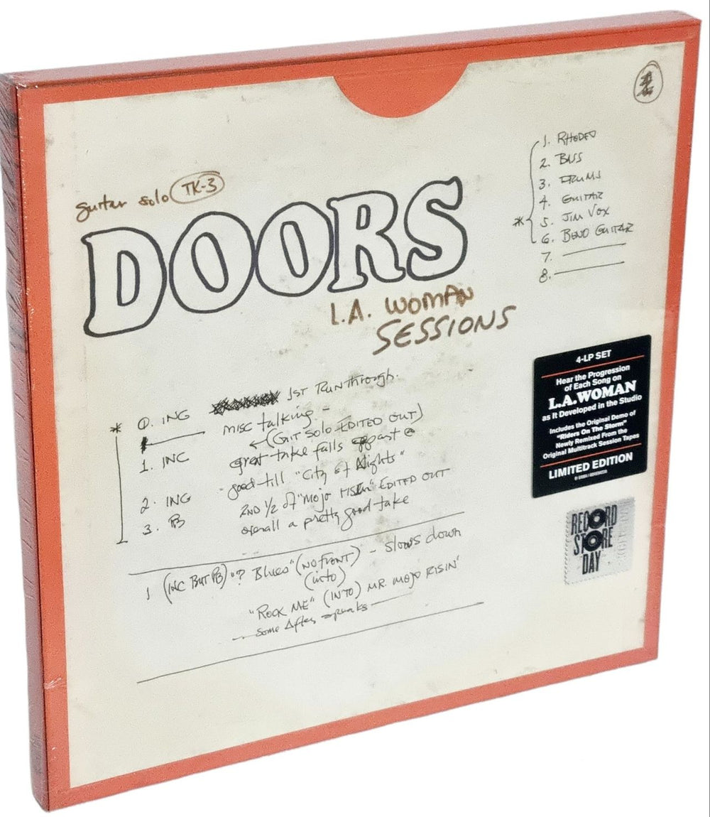 The Doors L.A. Woman Sessions - RSD 2022 - Sealed UK Vinyl Box Set R1670994