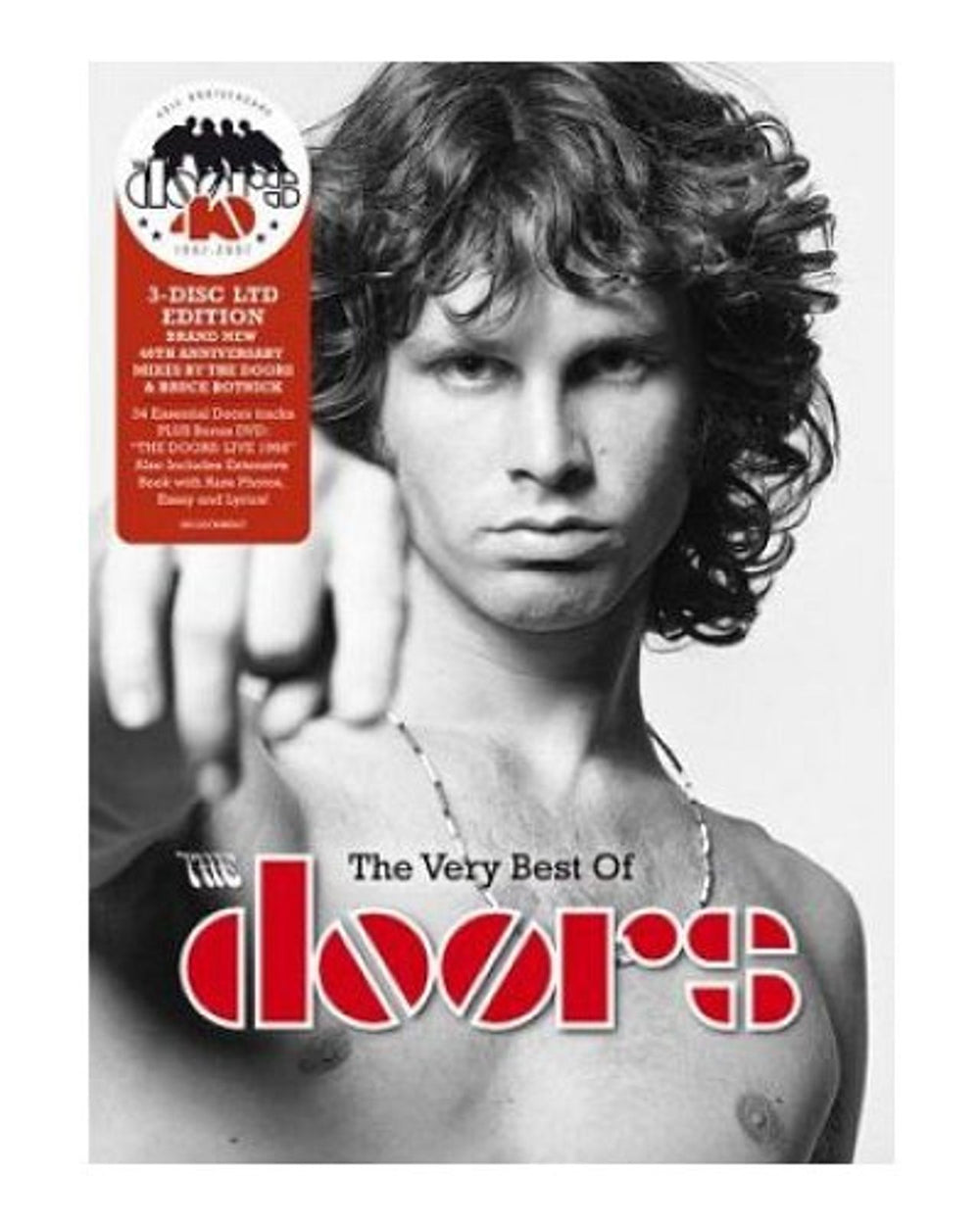 The Doors The Very Best Of UK 3-disc CD/DVD Set DOR3DTH395040