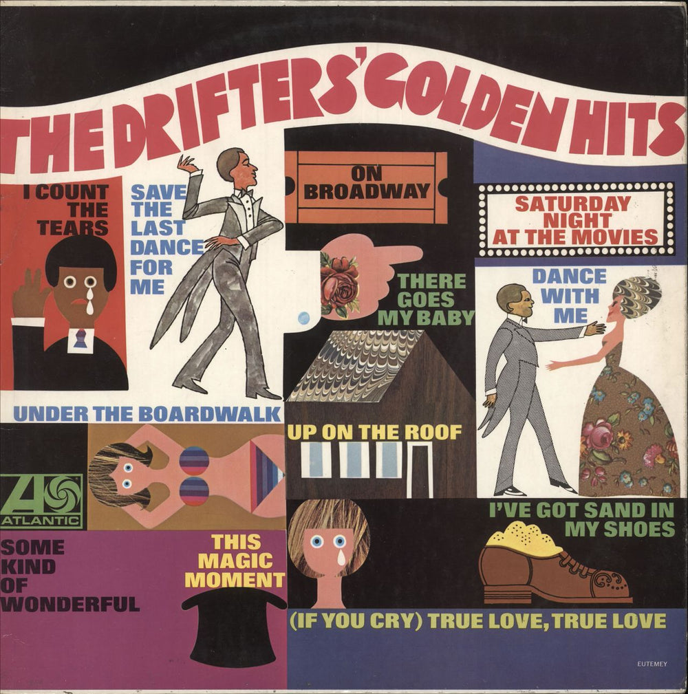 The Drifters The Drifters' Golden Hits UK vinyl LP album (LP record) 588103