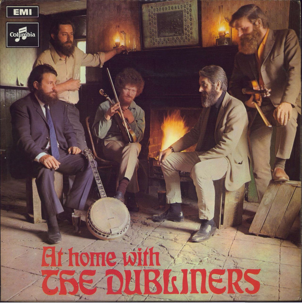 The Dubliners At Home With The Dubliners UK vinyl LP album (LP record) SCX6380