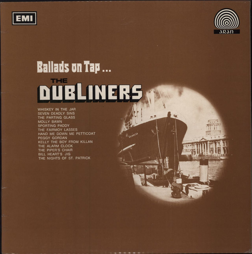 The Dubliners Ballads On Tap Irish vinyl LP album (LP record) ISLE3002