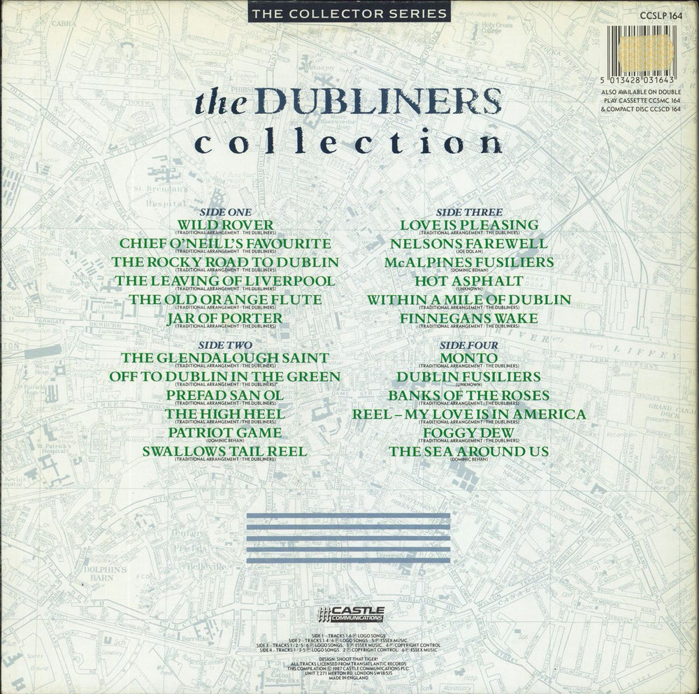 The Dubliners Collection UK 2-LP vinyl record set (Double LP Album) 5013428031643