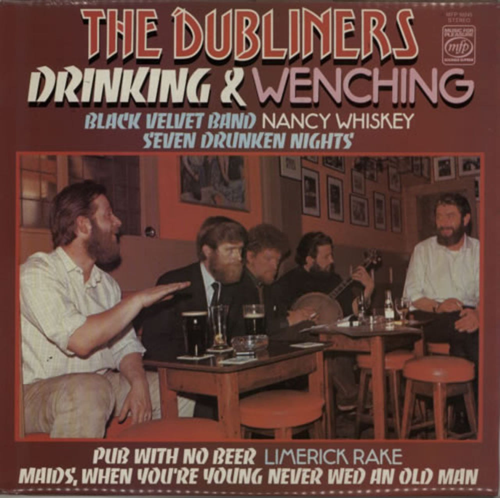 The Dubliners Drinking & Wenching UK vinyl LP album (LP record) MFP50245